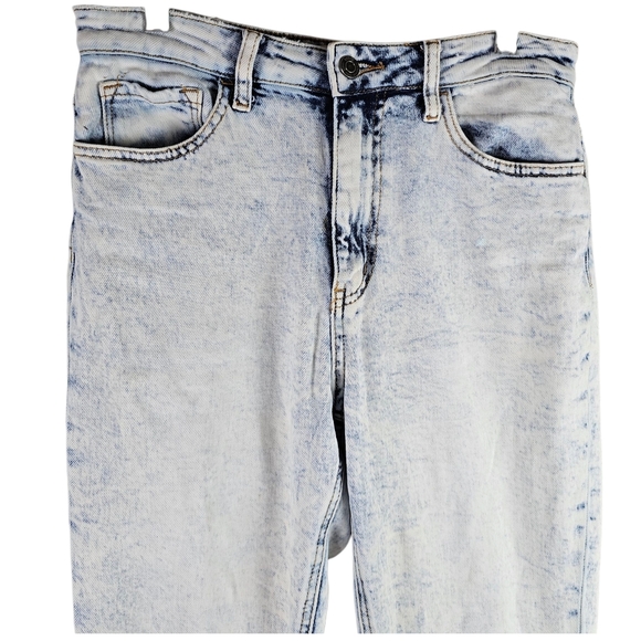 Vervet Vintage Wash High Rise Crop Flare Jeans 28 - Picture 7 of 12